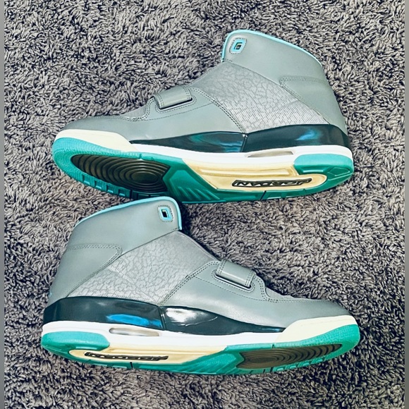 Nike Jordan Flight Club 90s - Cool Grey Gamma Blue - Men’s Size 12 - 602661-015 - Picture 7 of 10